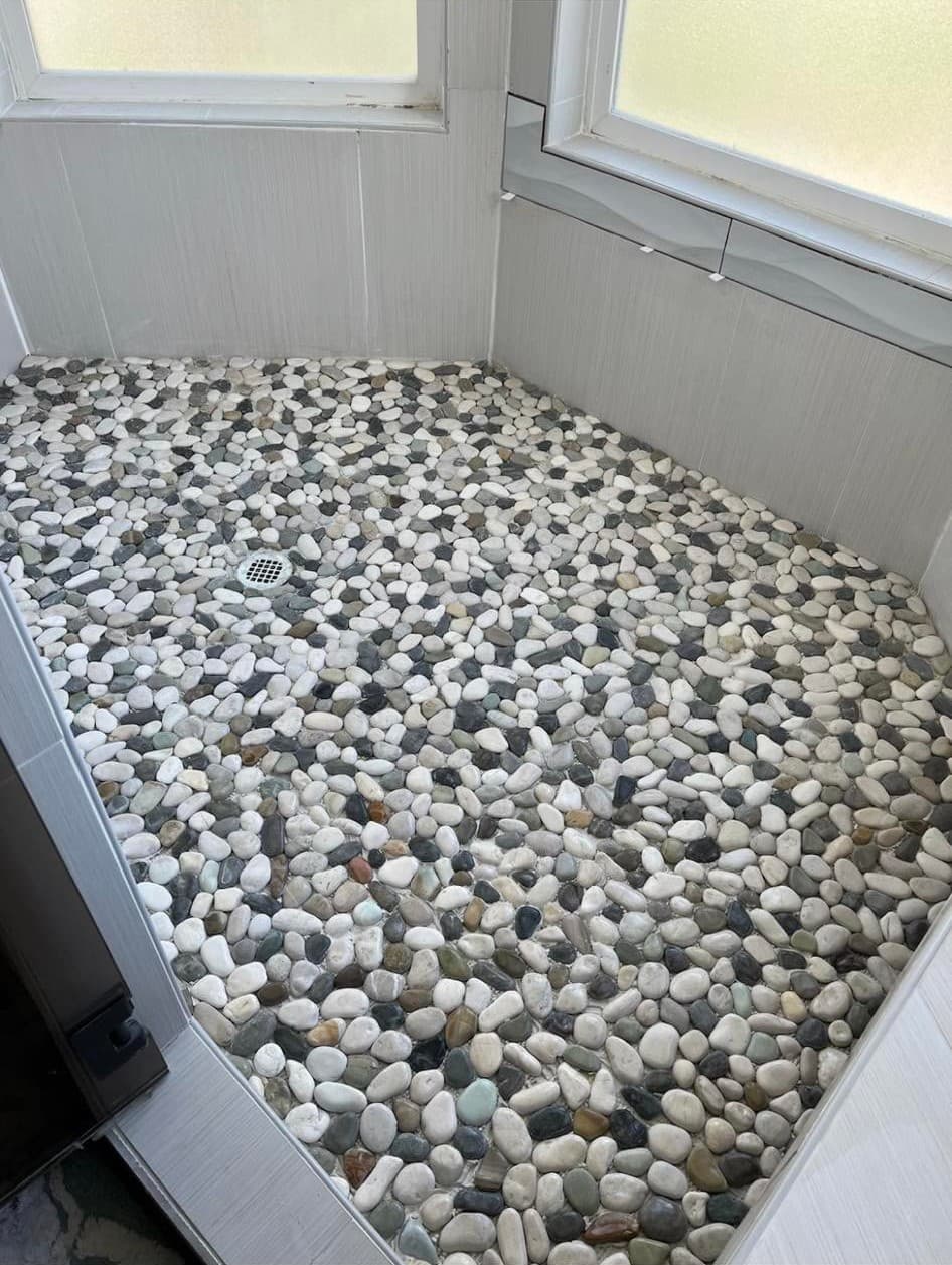 Custom shower installation